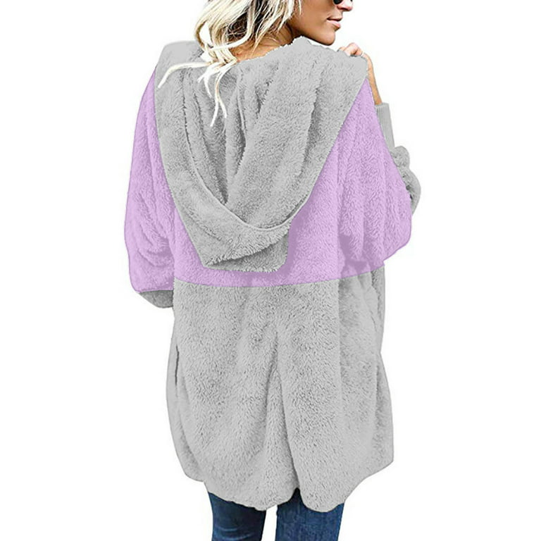 abrigos de mujer invierno Womens Fuzzy Fluffy Jackets Coats Winter