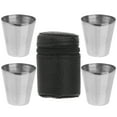 thumbnail image 2 of DLY Gobelets à Shooter en Acier Inoxydable, 30 ml, Extérieur, Ensemble de 4, 2 of 7