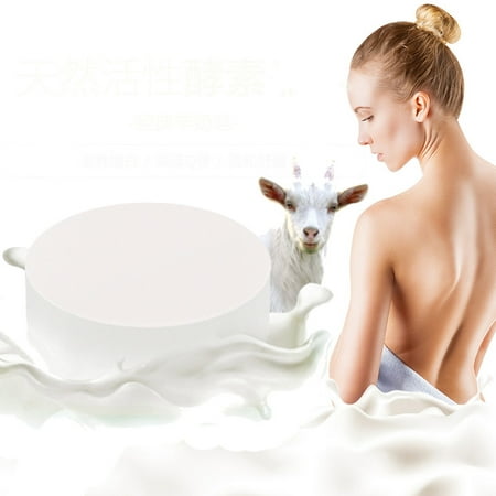 Soft Purify Goat Milk Handmade Soap Whitening Smooth Skin Moisturizing Fine