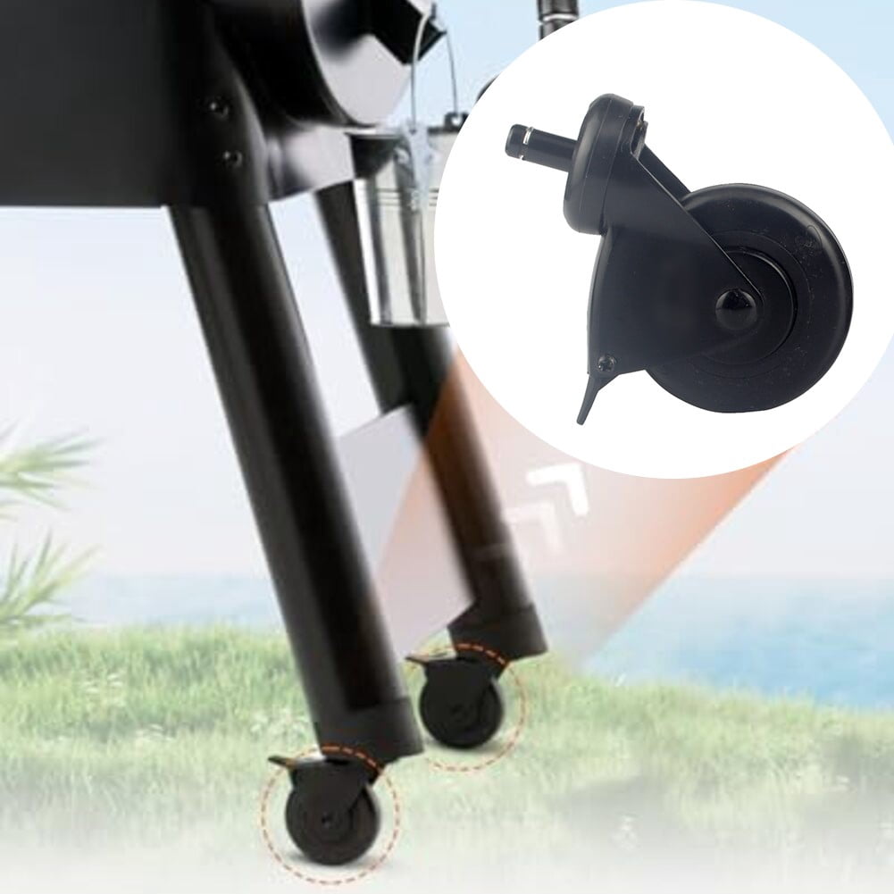 Outdoor Bbq Accessories Grill Wheel 360 Degree Swivel Brake Caster