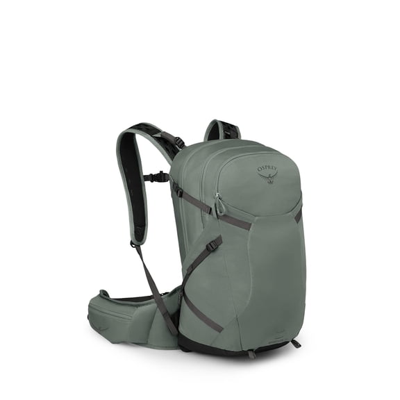 Mochila de senderismo ligera Osprey Sportlite 25L verde pino