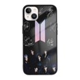 thumbnail image 1 of Funda BTS para iPhone 14, carcasa de TPU con cámara dual, 1 of 7