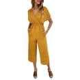 thumbnail image 2 of Ierhent Jump Suit Causal Womens Jumpsuits(Yellow,S), 2 of 4
