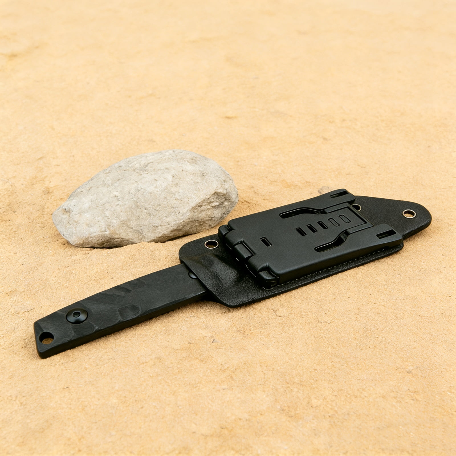 7.8'' Fixed-Blade Utility Knife with G10 Grip, Ideal for Home Vegetable & Packaging Trimming