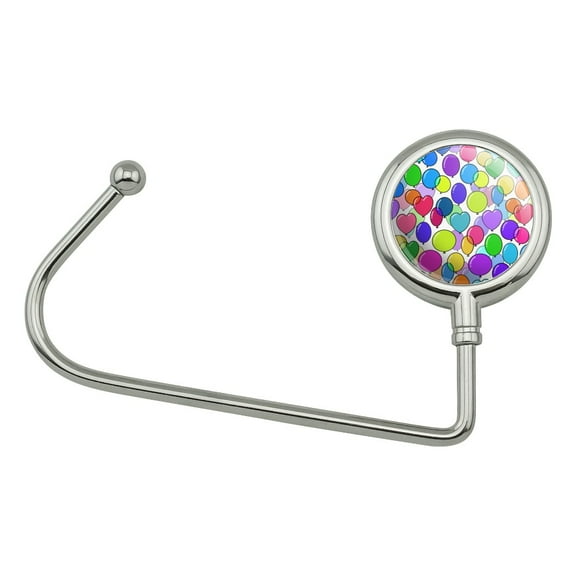 Colorful Balloons Pattern Purse Bag Hanger Holder Hook
