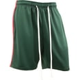 thumbnail image 2 of Hat and Beyond Men's Athletic Stripe Track Shorts with Drawstring, 2 of 5