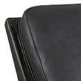 thumbnail image 2 of Benjara Enice 40 Inch Accent Chair with Footrest, Nailhead Trim, Dark Gray Leather, 2 of 6