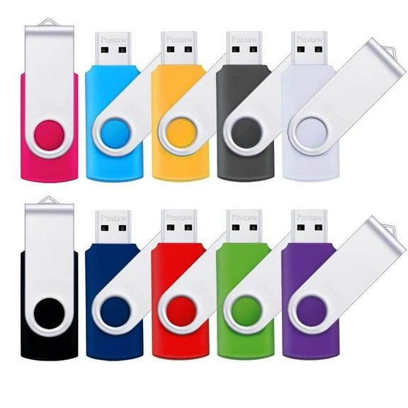 10pcs 8GB flash drive, USB 2.0  portable memory stick  thumb drive (10pcs 8GB, mixed colors)