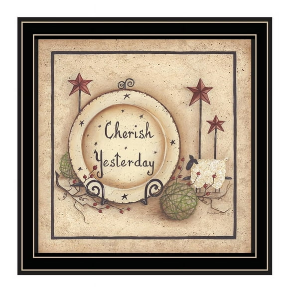 Cherish Yesterday by Mary Ann June Print Wall Art Wood Multi-Color