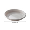 thumbnail image 4 of JASKFLY Plant Saucer - Plastic Plant Tray Thickened Durable Drip Catcher for Potted Plants on Balconies & Tabletops, 8.3x8.3 in, (Gray), 4 of 6