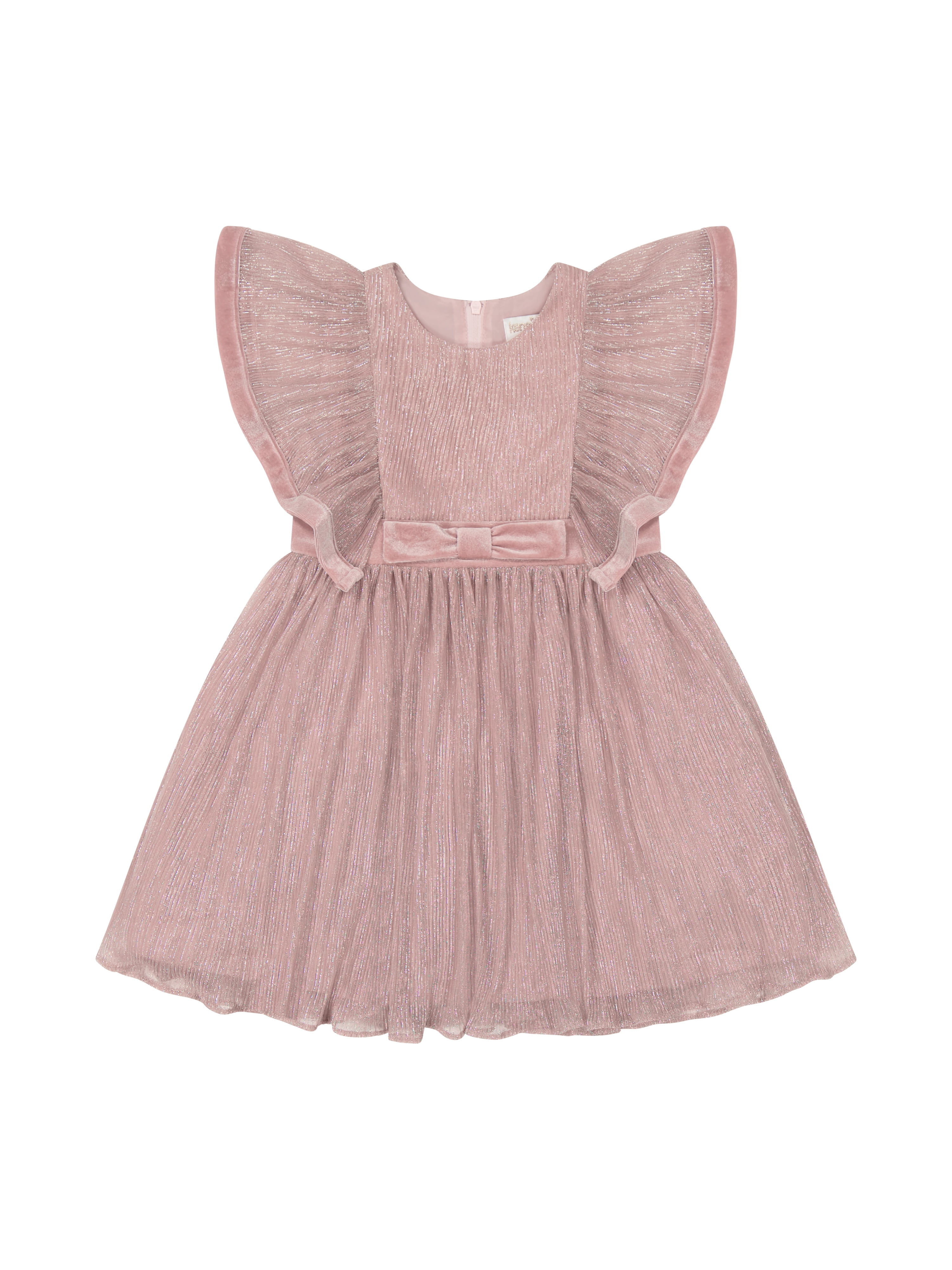 Kensie Girl Metallic Pleated Dress, Sizes 12 Months-3T