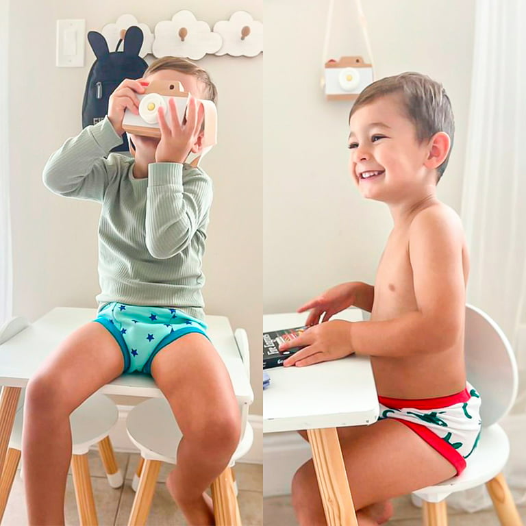 BIG ELEPHANT Baby Boys Training Pants, Toddler Potty Training Underwear  100% Cotton, 2T 