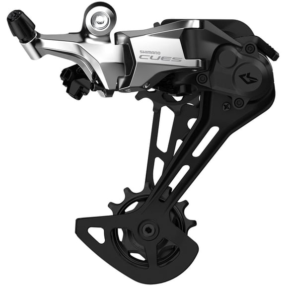 Shimano CUES RD-U6000-GS Rear Derailleur - 10/11-Speed, Shadow Plus Design, Direct Attach, Medium Cage, Silver
