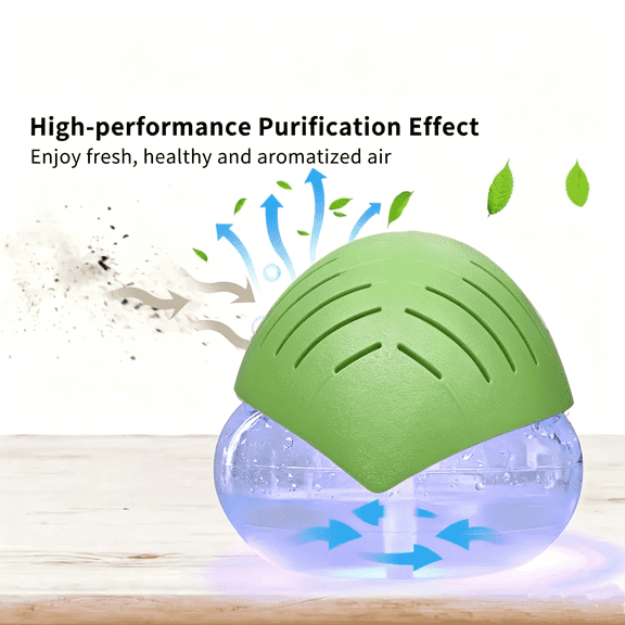 Leaf Humidifier 1800ML Large Capacity Ultrasonic Cool Mist Humidifier with Green LED Color Changing Lights, Air Freshener,Green