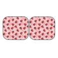 thumbnail image 5 of Lsque Strawberries 2 PCS Windshield Sun Shade | CarFoldable Window Covers | Car Accessories Reflect UV for Universal Cars SUV Truck | Medium, 5 of 7