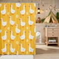 thumbnail image 2 of Erosebridal Goose Shower Curtain 72Wx72L for Boys Girls, Daisy Flowers Waterproof Bathroom Curtain, 2 of 5