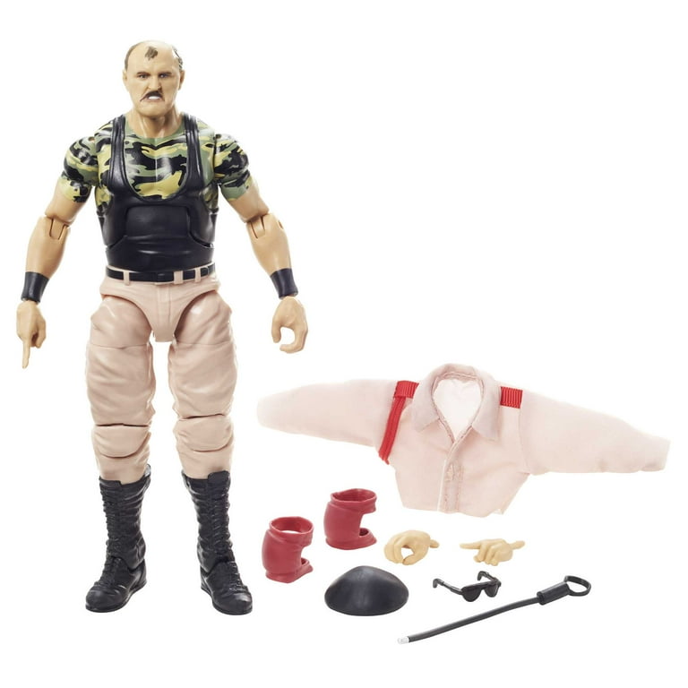 WWE Sgt Slaughter Elite Collection Action Figure, 6-Inch, TrueFX