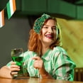 thumbnail image 6 of St Patrick's Day Headb ands Green Shamrock Knotted Hair B ands for Women Girls, Wide Top Knot Irish Day Parade Party Decoration Hair Hoop, 6 of 6