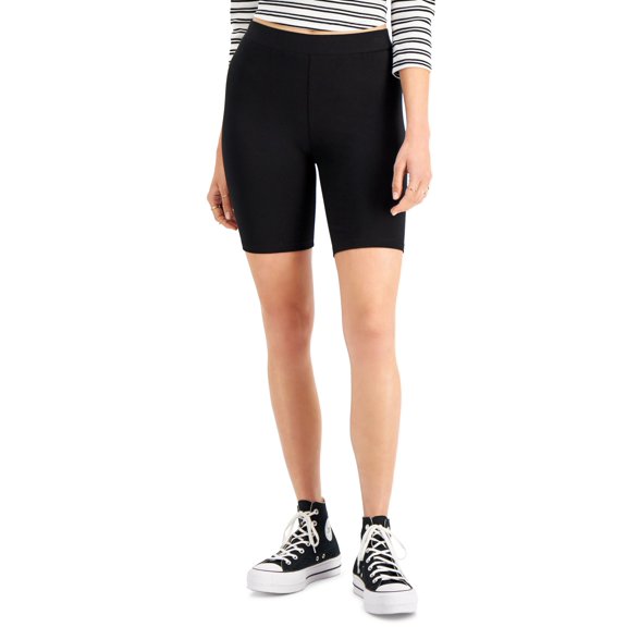 Style & Co Biker Shorts Deep Black M