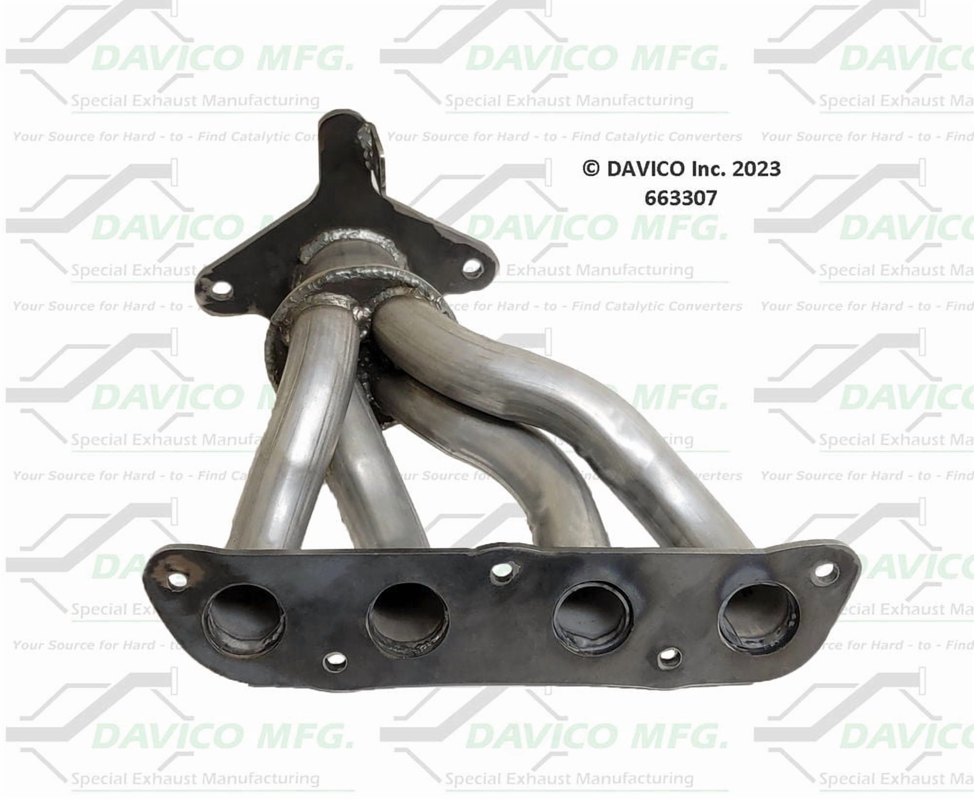 Davico Mfg 663307 Stand alone Exact-Fit exhaust manifold