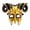 Gold, variant on LARP Scary Goat Demon Mask,Halloween Realistic Half Face Devil Mask with Horns,Demon Cosplay Props