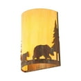 thumbnail image 4 of Meyda 143417 10 in. Pine Tree & Bear Wall Sconce, 4 of 4