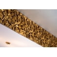 thumbnail image 3 of Lucas McKearn Mosaic 20" Square 3-light Transitional Metal Flush Mount in Gold, 3 of 3