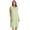 Mini Daisy - Mint, variant on Womens Sleeveless Nightgown with Lace Trim – Comfortable Sleepwear Pajamas – Solids & Prints (Mini Hearts - Black, Medium)