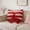 Pink-PK, variant on MMJ Throw Pillow Bow Striped with Insert Soft Cushion for Sofa Bed Living Room 17.7x17.7in