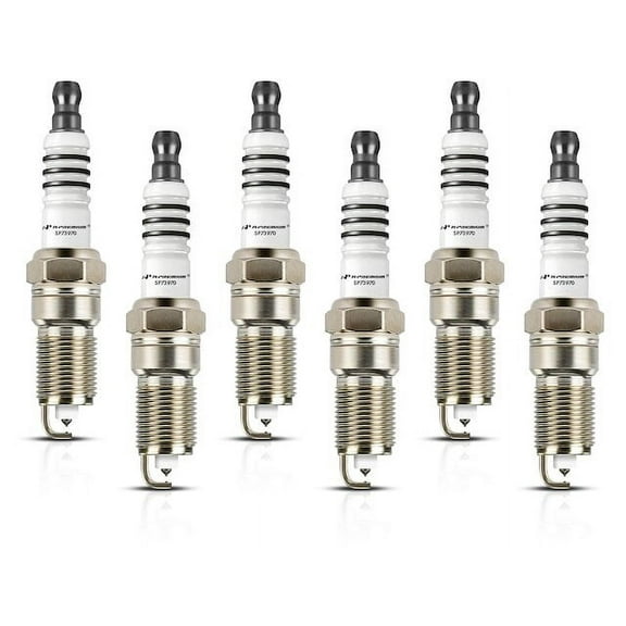 Spark Plug Set 6 - Compatible with 1986 - 1993 Mercedes-Benz 300E 3.0L 6-Cylinder 1987 1988 1989 1990 1991 1992