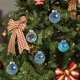 thumbnail image 4 of 24 piezas de decoración del día de Navidad de 6 cm/2,36 pulgadas, juego de bolas transparentes de plástico de color, juego de bolas pintadas inastillables, colgante para árbol de Navidad para el hogar, suministros festivos (cielo Rojo Verde Cocina, Decoración y Otros, 4 of 5