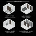 thumbnail image 7 of Chicology Natural Woven Deluxe Adjustable Sliding Panels, 7 of 7