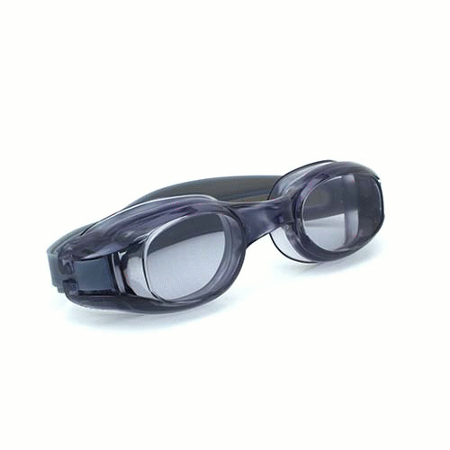 Swimming Goggles for Adults - Universal Leak Resistant Eye-Socket Fit, Ultra UV Protection, Fully Adjustable Latex Free Split Strap - Gray