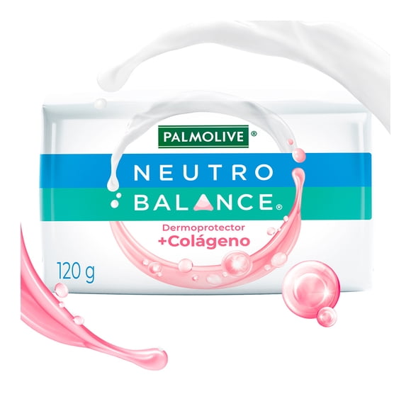 Jabón de Baño Palmolive Neutro Balance Dermoprotector con Colágeno 120 g