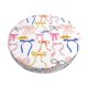 thumbnail image 1 of Balery bow ribbons Fundas de asiento para taburete de bar redondo de tela de terciopelo ajustables que protegen de arañazos y manchas para sillas de 14 a 17 pulgadas.-12 inch, 1 of 7