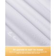 thumbnail image 2 of Funda de cama de masaje Onism Lash, de piel sintética, lavable con un paño, color blanco, 2 of 7