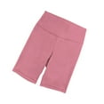 thumbnail image 4 of Quick-drying Tights Yoga Clothes Leggings Female Biker Shorts Sports Yoga Fitness Pants(Pink,XXL), 4 of 7