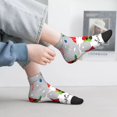 thumbnail image 2 of Naloa Merry Christmas Gnome1 Ankle Socks for Women Non Slip Socks No Show Socks Classic Low Cut Casual Socks Casual Socks, 2 of 7