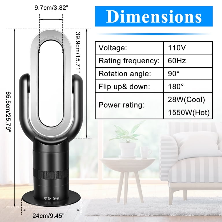 https://www.walmart.com/ip/Clearance-HealSmart-26-inch-Space-Heater-Bladeless-Tower-Fan-Heater-Coolingn-Combo-with-Remote-Control-for-Home-Air-Conditioner-black/1390590825