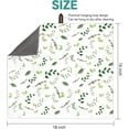 thumbnail image 7 of Dish Drying Mat Microfiber Absorbent Drying Matt Kitchen Counter, Cute Sage Green Dish Mat for Dishes, Pots and Pans, Utensils, 16 X 18 In, 7 of 7