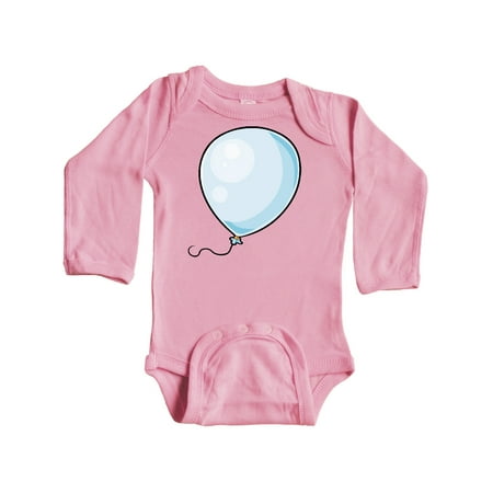 

Inktastic Blue Balloon Gift Baby Boy or Baby Girl Long Sleeve Bodysuit
