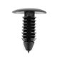 thumbnail image 3 of 400X Clips de PláStico para Remaches Clips de Remache Montaje de Muebles Automotrices TORNILlos Kit Clips de Carrocería Negros, 3 of 5