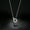 DG4182, variant on Hot Selling Luxury Elegant Crystal Circle Choker Fashion Roman Digital Stainless Steel Pendant Necklaces for Women Jewelry