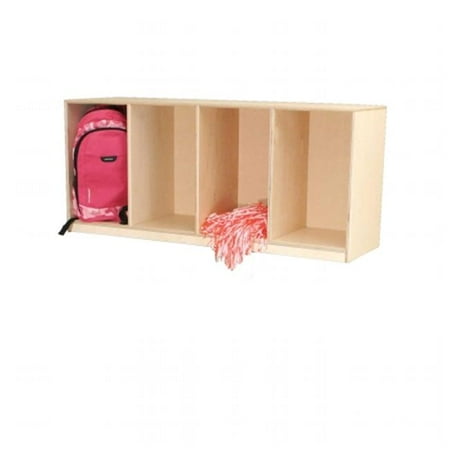Stacking Locker - Wood Designs 46410 Open Stack Locker - Single Unit