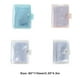 thumbnail image 5 of Kearding Álbumes Mini portatarjetas pequeño Insertar foto de doble cara Regalos transparentes Lentejuelas personalizadas Azul Azul Type3 NO3, 5 of 6