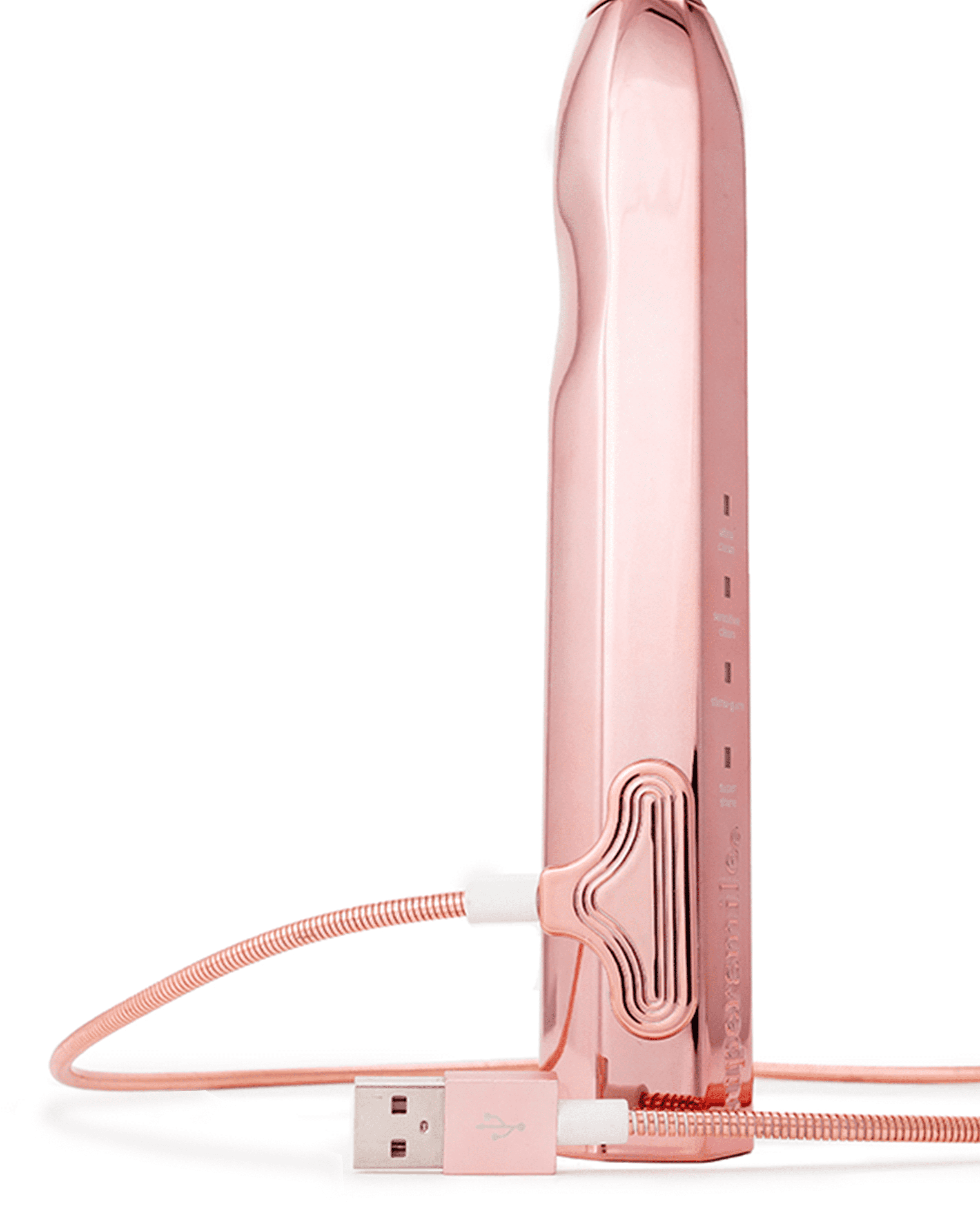 Supersmile Zina45 Sonic Pulse Electric Toothbrush - Rechargeable Whitening Tooth Brush w/Polishing Head - 4 Cleaning Modes, Rose Gold