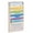 White, variant on 6 Pocket Hanging Wall File Organizer, Expandable Folder Storage with Handle, Wall Mounted Document Organizer for Home Office School, Portable Door Hanging File Organizer for A4 Letter Size Papers