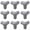 Gray2, variant on 9PCS Proof Furniture Corner Protector Anti-collision Self-adhesive Table Desk Right Angle Sharp Edges Corner Guard Safety Bumper