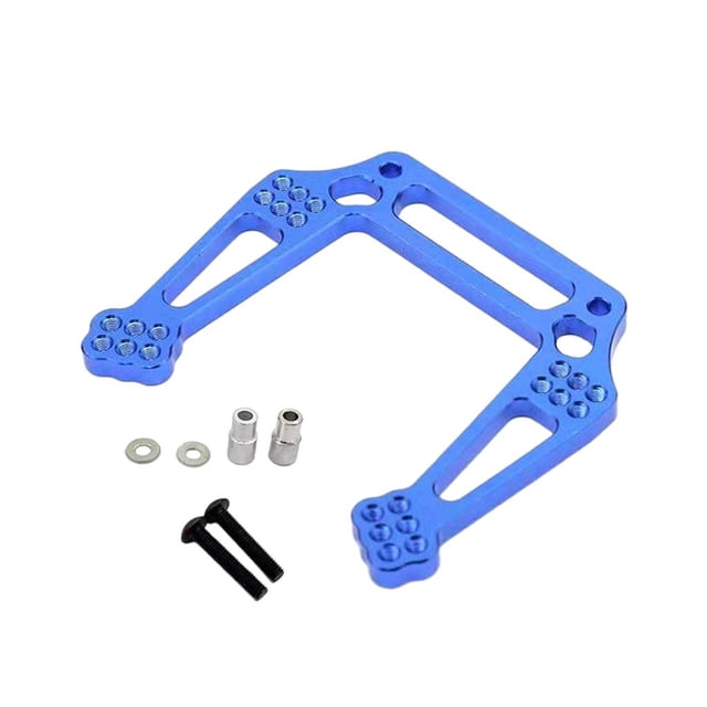 Soporte de Choque Delantero Metal perfecl 1:10 para Slash 2WD RC Azul