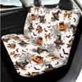 thumbnail image 3 of XYZCANDO Spider Web 14 Pack Car Seat Covers Full Set Steering Wheel Cover Auto Center Console Pad Seat Belt Pads Headrest Covers Cup Coasters for Most Cars SUVs Sedans, 3 of 7